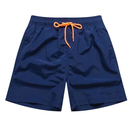 Men Swim Trunks Board Shorts with Mesh Lining Bathing Suits for Beach Swimwear Swimming2