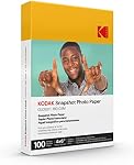 Kodak Photo Paper Gloss 4 X 6 Snapshot 100 Count, 48lb-180 g/m 2-8.5MIL (41305) This Product is NOT Compatible with The Kodak Dock Printer