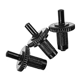 Diseñado para durar: cada tornillo de metal de las sillas de puente está construido con material resistente, lo que permite un uso a largo plazo y mejora la durabilidad de las piezas del puente de su guitarra, tornillos de las sillas de puente de guitarra, pernos metálicos de guitarra
