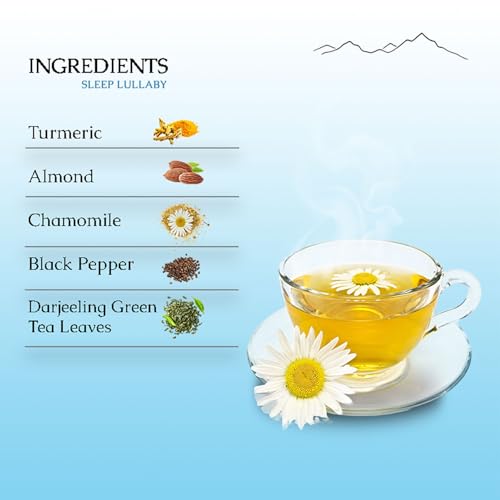 Image of Himalayan Firefly Combo Pure Chamomile and Ashwagandha Tea Monthly Pack | Herbal Floral and Root Loose Blend | Dried Flowers and Roots Infusion for Daily Beverage | Home Office Use | Pack of 2-100g