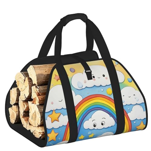 Sac de transport pour bois de chauffage anti-salissure pour transporter vos bûches proprement