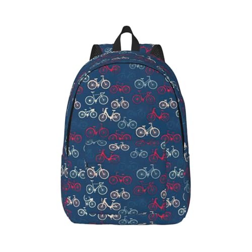 Sac à dos d'infirmière imprimé vélo idéal pour le voyage décontracté