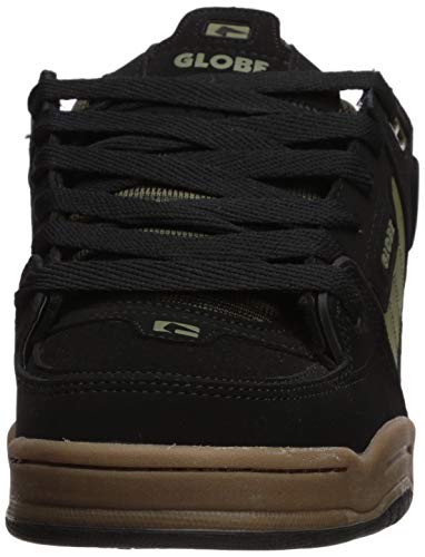 Image of Globe Men's Fusion Shoe, Black /Olive /Knit, 10 Medium US