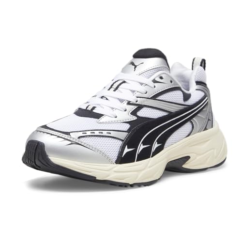 PUMA Mens Morphic Retro Lace Up Sneakers Shoes Casual - Grey, Silver2