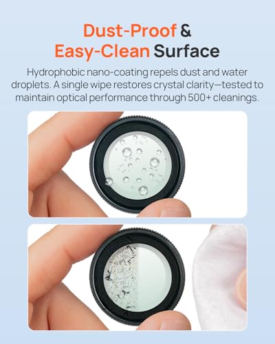Image of 70mai Magnetic CPL Filter for 4K Omni X800 Dash Cam - Anti-Glare Polarizing Lens with Snap-On Design, Scratch-Resistant & Enhance Clarity (for X800 Only)