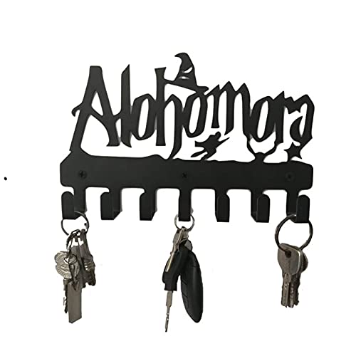 Crazyfly Alohomora Brief-Schlüsselhalter, Mehrzweck-Metall-Wandhaken, Schlüsselbrett für Zuhause, Wohnzimmer, Schlafzimmer, Eingangsbereich, Flur, Küche Cover