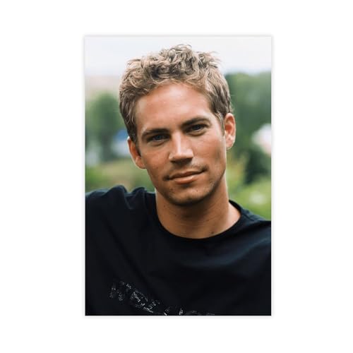 Poster Paul Walker sur toile 40x60 cm pour decoration murale
