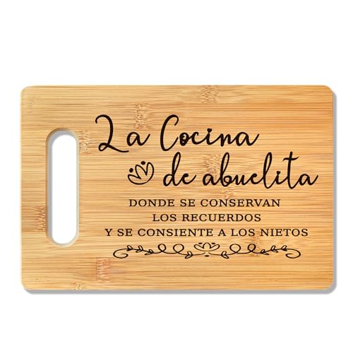 Tabla de Cortar Rectangular de Bambú ANIANG 29x19 cm miniatura 1