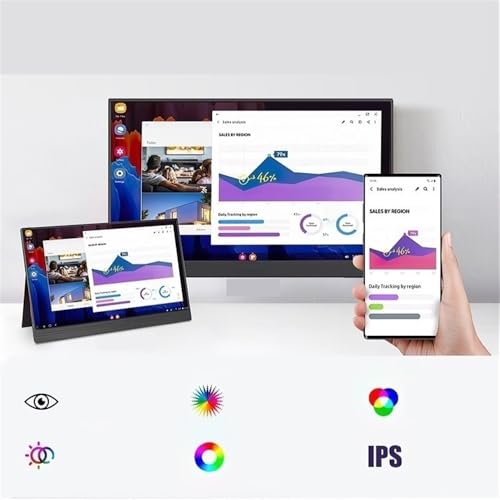 Image of Portable Monitors 15.6-inch 4K Resolution Multi-Function Extended Screen for Gaming and Audio-Visual Sub-Screen