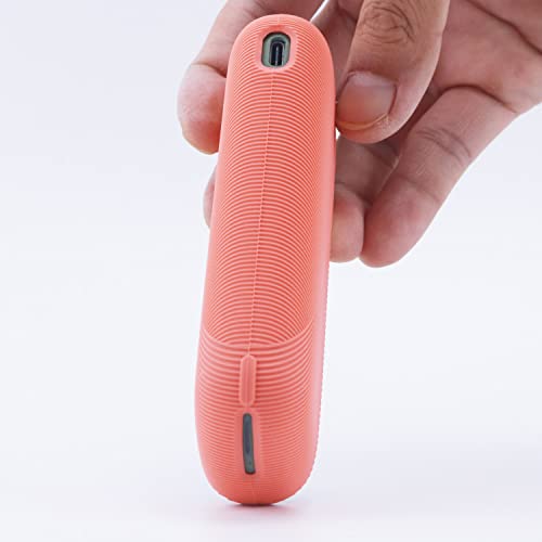 Siliconen hoes compatibel met IQ-O-SS ILU-MA E-sigaret beschermhoes E-sigarettenhouder E-sigaret opbergtas draagbare elektronische sigaret pocket box 12 kleuren (roze) - Afbeelding 6