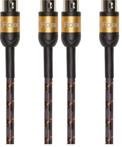 Roland, MIDI, Gold Series, 5 feet (RMIDI-G5) (Pack of 2)