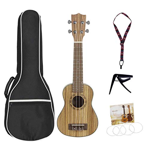 KEPOHK 21 pouces voyage ukulélé zèbre bois ténor corps mince Hawaii guitare Instrument de musique pour démarreur enfants… - Les Beatles, Paul McCartney, John Lennon, RIngo Starr, George Harrison KEPOHK 21 pouces voyage ukulélé zèbre bois ténor corps mince Hawaii guitare Instrument de musique pour démarreur enfants…