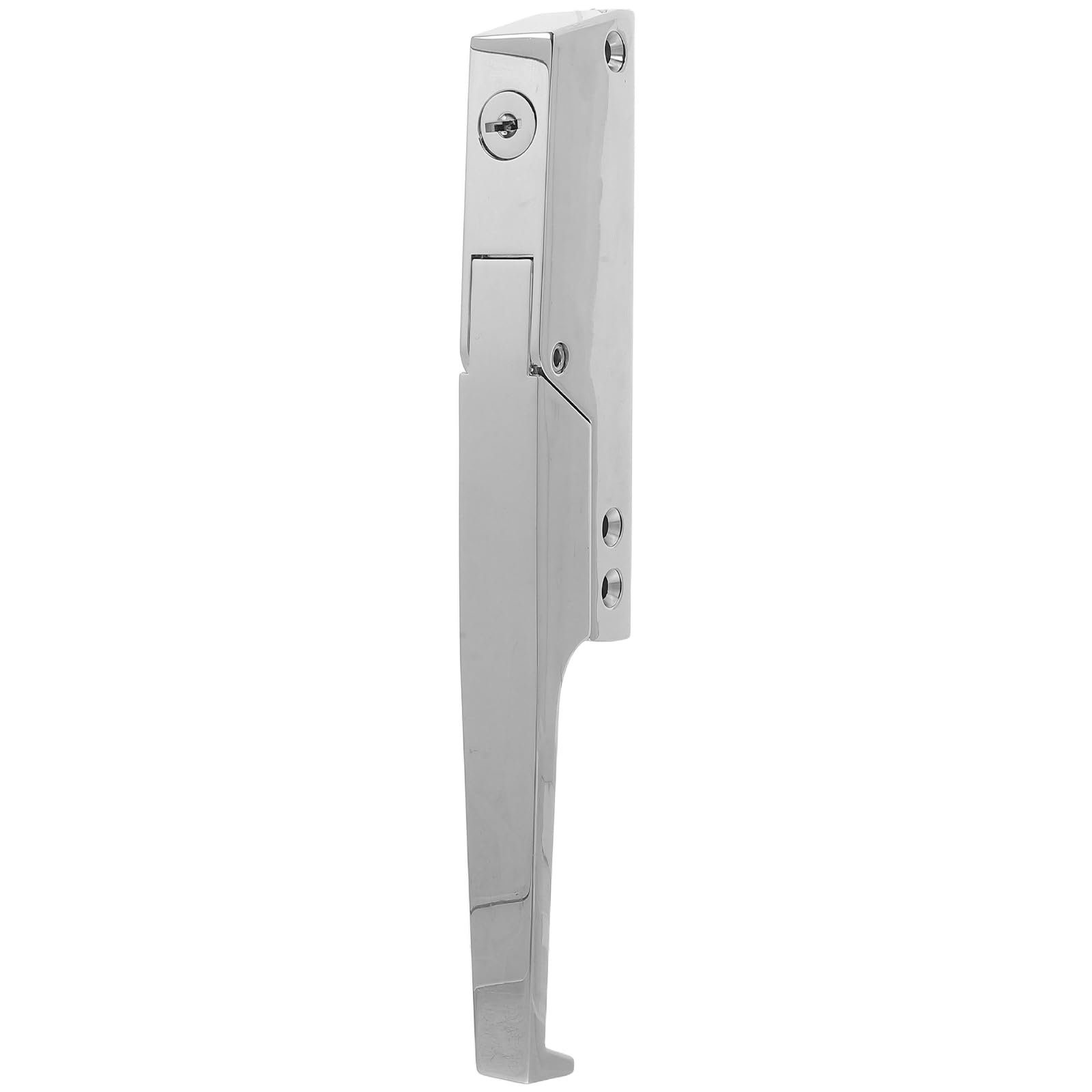 Veemoon Cerradura para Puerta de Refrigerador-congelador con Llave, Pestillo Resistente de Aleación para Cámaras Frigoríficas, Cierre Seguro para Puertas Dobles en Entornos Comerciales