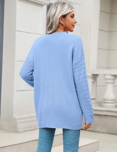 Image of Zeagoo Cardigan Sweaters for Women Long Sleeve Fall Clothes Button Down Top