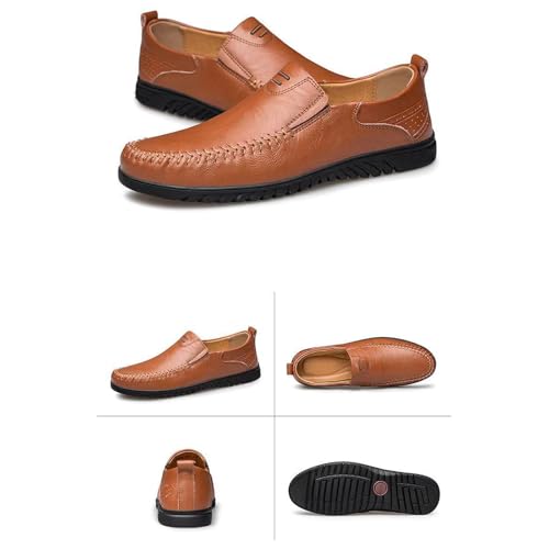 Mens Casual Dress Loafers Slip-on Comfortable Soft Sole Walking Office Driving Work Shoes Breathable Fashion Sneakers2
