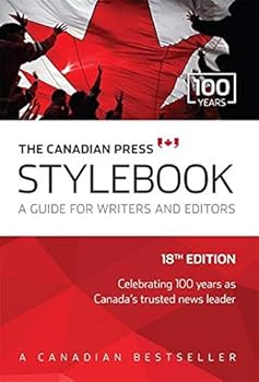 Paperback Bunko THE CANADIAN PRESS STYLEBOOK: A GUIDE FOR WRITERS AND EDITORS James McCarten Book