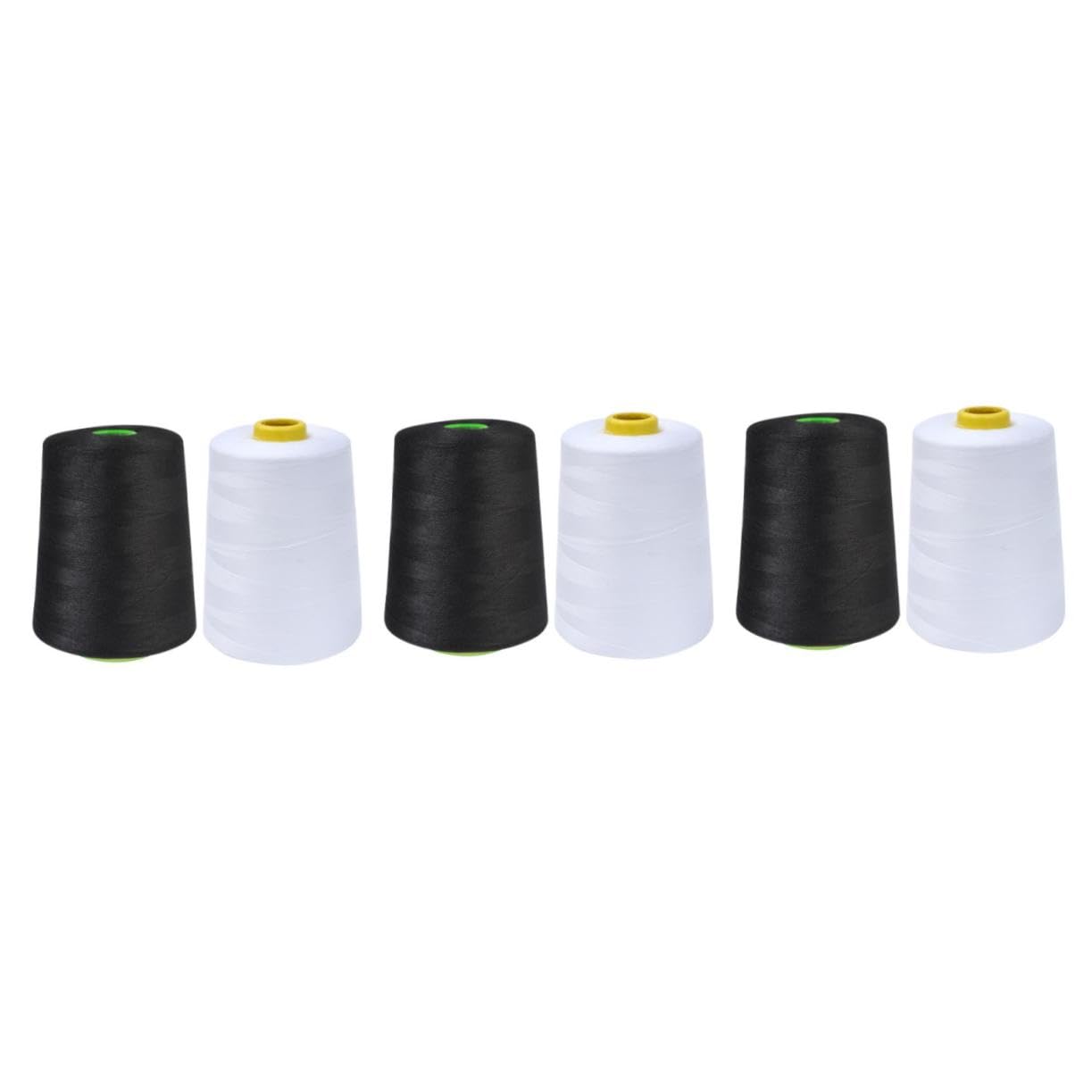 Homoyoyo 3 Series Hilo De Poliéster Para Coser Hilo Negro Para Bordar Hilo Para Coser Telas Hilo Para Coser Suministros Para Acolchado Costura Variada Herramientas Para 2 piezas x 3