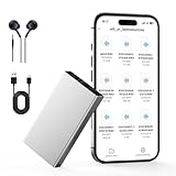 Digitales Diktiergerät, 128 GB, magnetischer Audio-Notenempfänger, KI-Rauschunterdrückung, 60-Tage-Standby, intelligente Aufnahme, einfache Bedienung für Meetings, Vorträge und mehr