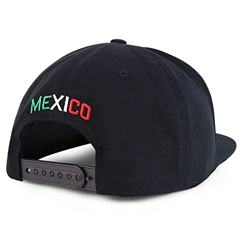 Image of Hecho En Mexico Eagle 3D Embroidered Flat Bill Snapback Cap
