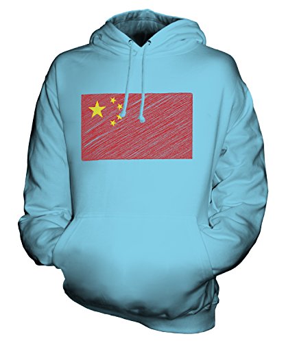 Chine Drapeau Griffonné Sweat à Capuche Unisexe Candymix pour Homme et Femme