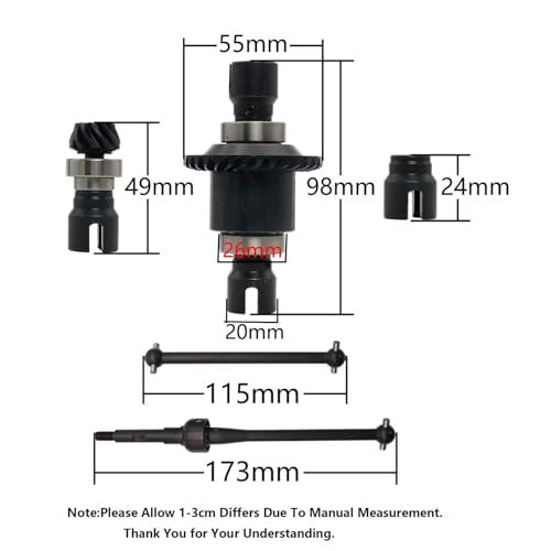 Kit conversion voitures RC pour résoudre le manque d'adhérence des modèles FS 1/5 - 3