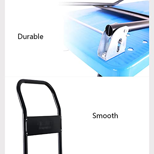 Carretilla de mano ELUKHT con ruedas giratorias 360° plegable miniatura 3