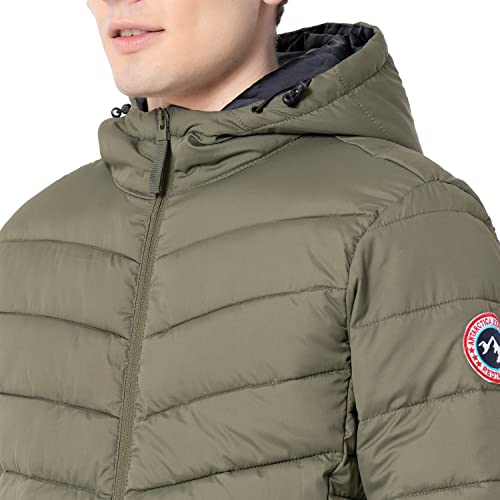 Image of Red Tape Men Polyester Standard Length Solid Padded Jacket