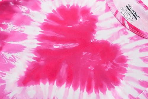 Image of Tie Dye Pajamas for Girls Soft Butterfly Sloth Fall Clothes Big Kids Sleepwear 2-Piece Long Sleeve Set Size 6-16
