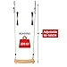 Wooden Tree Swings Tree Swing for Adults Children Kid's Wood Swing Seat with Adjustable Rope 220lbs Load Wooden Swing Set for Indoor Outdoor