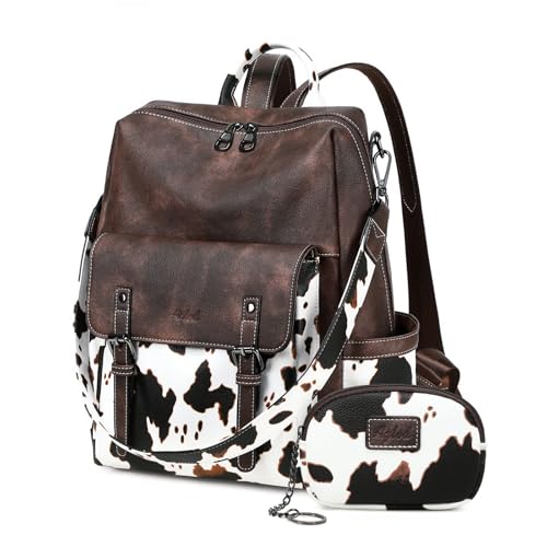 AGLOD Women's PU Leather Backpack Shoulder Bag