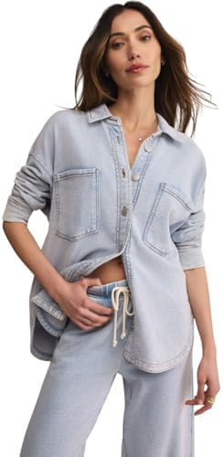 Z SUPPLY Women’s All Day Knit Denim Jacket Z SUPPLY Women’s All Day Knit Denim Jacket