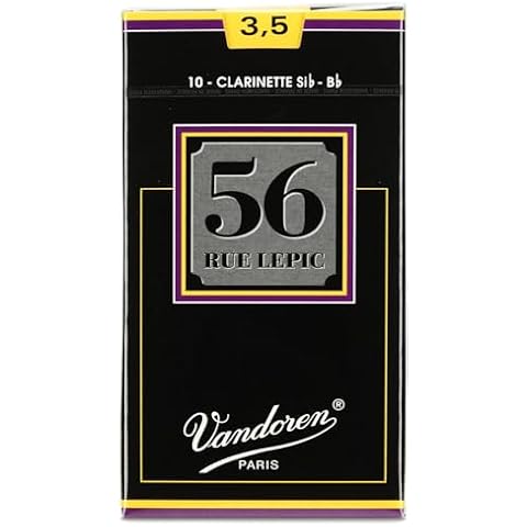 Vandoren CR5035 Bb Clarinet 56 Rue Lepic Reeds Strength 3.5; Box of 10 Cover