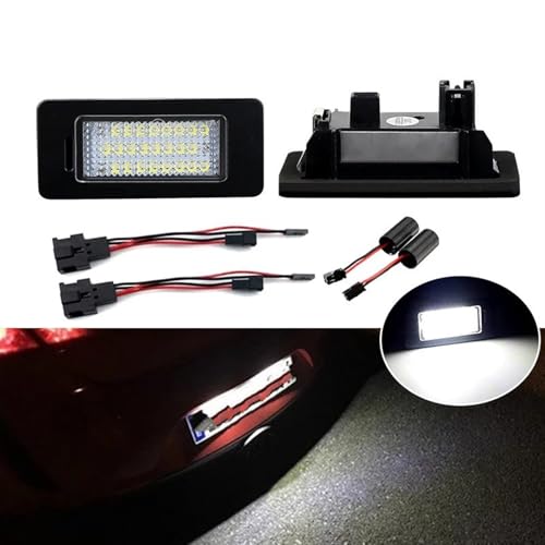 Luces de matrícula LED para Skoda Octavia y Fabia 2012-2016 2 uds 6