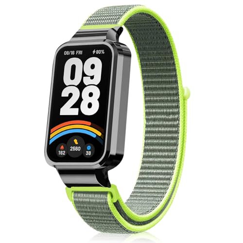 [LuFiYa] �����o���h Xiaomi Smart Band 9 Active �Ή� �����x���g �X�}�[�g�o���h ���i�C�����f�� �X�|�[�c�o���h �E���֗� �y�� �_�炩�� �j�����p Xiaomi Mi Band 9 Active �p �o���h (�C�G���[
