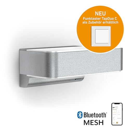 Up/Downlight commandé par application Steinel L 810 SC applique extérieure LED argent