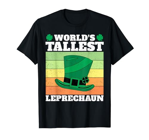 World’s Tallest Leprechaun St Patrick's Day Irish Shamrock Camiseta