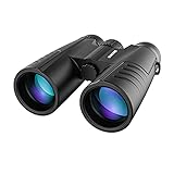 Fretrecy FMC BAK4 Obiettivo binocolo per adulti 12x42 per viaggi sportivi concerti teatro escursionismo visione notturna binocolo birdwatching binocolo portatori di occhiali
