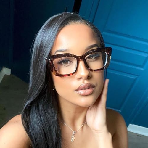 Image of VOOGLAM Rectangle Blue Light Blocking Glasses for Women Anti UV Eyestrain Eyewear Walburga