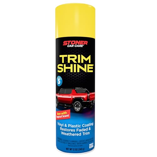 Stoner Car Care 91034 Trim Shine – Black Trim and