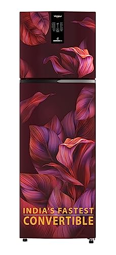 Image of Whirlpool 235L 2 Star IntelliFresh Convertible Inverter Frost-Free Double Door Refrigerator Appliance (IFPRO INV CNV 278 Wine Luxuria(2S)-TL)