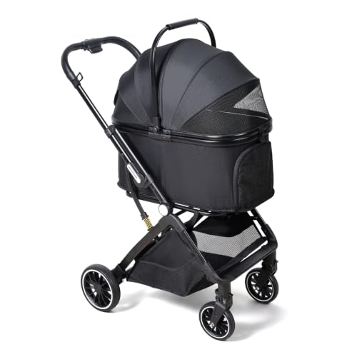 Image of 3-in-1 Dog Stroller for Small and Medium-Sized Dogs up to 33 lbs