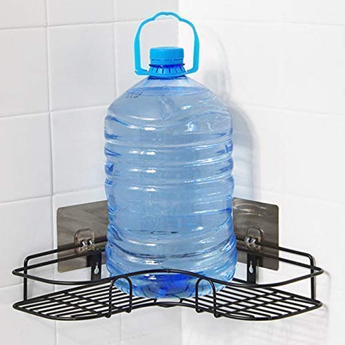 Entraxa Self-Adhesive Metal Bathroom Corner Rack Storage Shelves (Pack- 1) 2