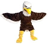 TCDesignerProducts Fierce Eagle Mascot Costume, School Spirit Sports Fan Gear, Football Cheerleader Accessories, Homecoming