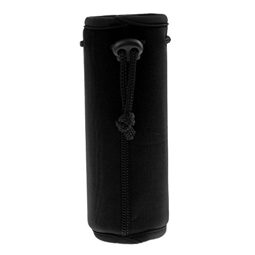 Homyl 2 Peças 500 ml Bolsa de Neoprene para Porta-Garrafa de Água Bolsa Bolsa Bolsa Preta