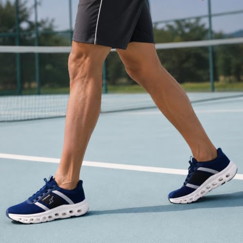 Image of SPARX Sports Running Shoes for Men - Lightweight Breathable Lace-Up Athletic Shoes with Cushioned Comfort, Shock Absorption, Durable Grip, Flexible Sole & Everyday Walking Performance