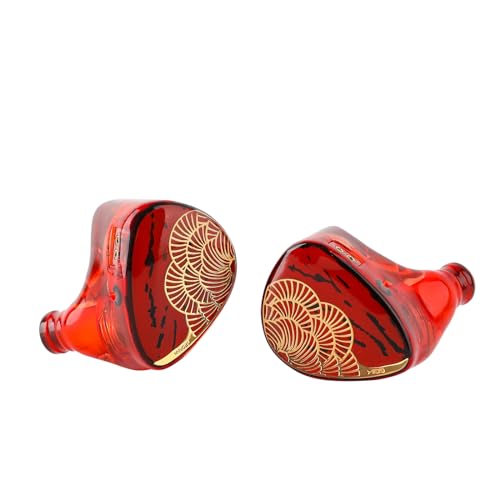Image of Linsoul TANGZU x HBB XuanNv in Ear Monitor, 2 Dynamic Driver HiFi IEM Earphones, Wired Gaming Earbuds with 3D Printed Resin Shell, Detachable 2Pin Single Crystal OFC Cable for Musician Audiophile