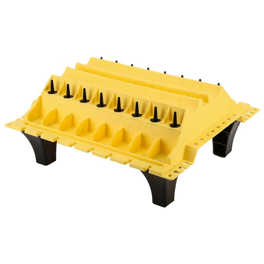Aundhegrtt Engine Cylinder Head Organizer Multifunctional Valvetrain Organizer Trays for Store Car Cylinder Head Parts