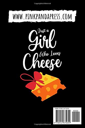 Vista 2 de Just A Girl Who Loves Cheese Cheese Tasting Journal & Log Book Gifts For Cheese Lovers