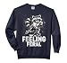Feeling Feral Funny Raccoon Hockey Comfort Colors Adult Sweatshirt