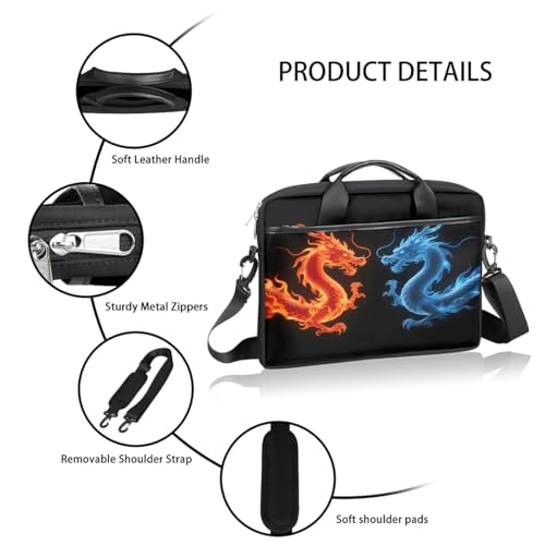 Bolso para laptop 15 pulgadas con correa ajustable miniatura 4